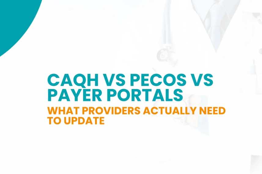 CAQH vs PECOS